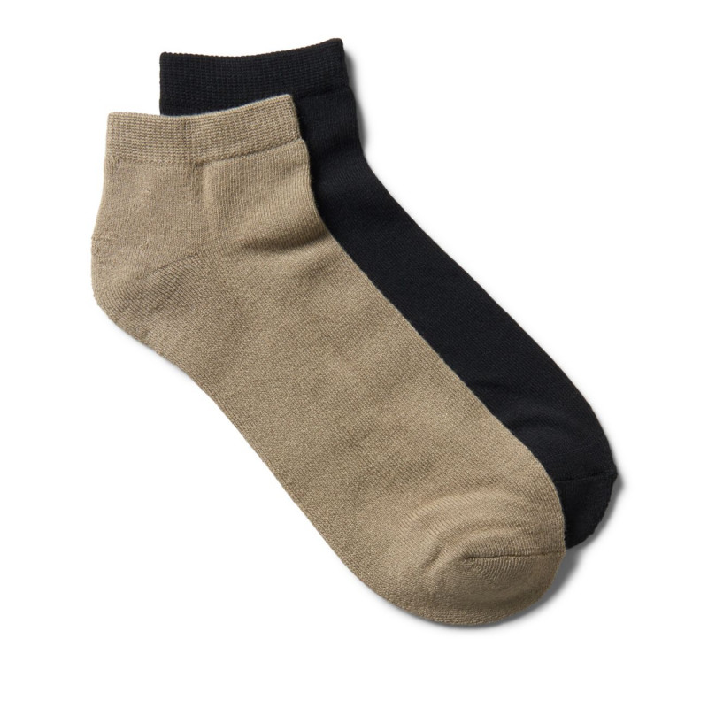 Bamboo No Show Black/Tan