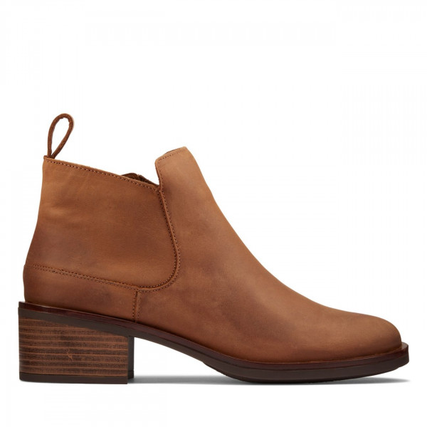 Memi Zip Dark Tan Leather Memi Zip Dark Tan Leather