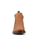 Memi Zip Dark Tan Leather Memi Zip Dark Tan Leather