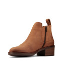 Memi Zip Dark Tan Leather Memi Zip Dark Tan Leather