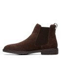 Clarkdale Hall Dark Brown Suede