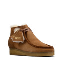 Wallabee Boot Tan Warmlined Leather Wallabee Boot Tan Warmlined Leather