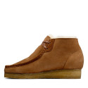 Wallabee Boot Tan Warmlined Leather Wallabee Boot Tan Warmlined Leather