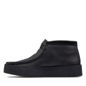Wallabee Cup Boot Black Leather Wallabee Cup Boot Black Leather