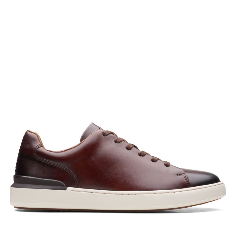 Court Lite Lace Dark Tan Leather Court Lite Lace Dark Tan Leather