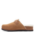 Brynn Slide Tan Suede Brynn Slide Tan Suede