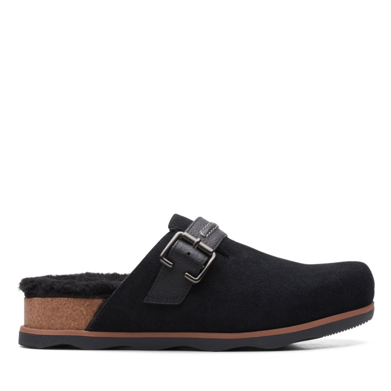 Brynn Slide Black Suede Brynn Slide Black Suede