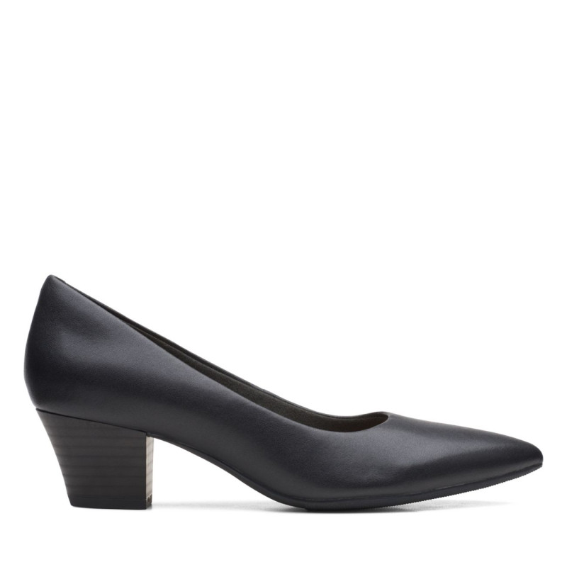 Teresa Step Black Leather