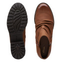 Clarkwell Zip Dark Tan Leather Clarkwell Zip Dark Tan Leather