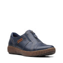 Magnolia Zip Navy Leather Magnolia Zip Navy Leather