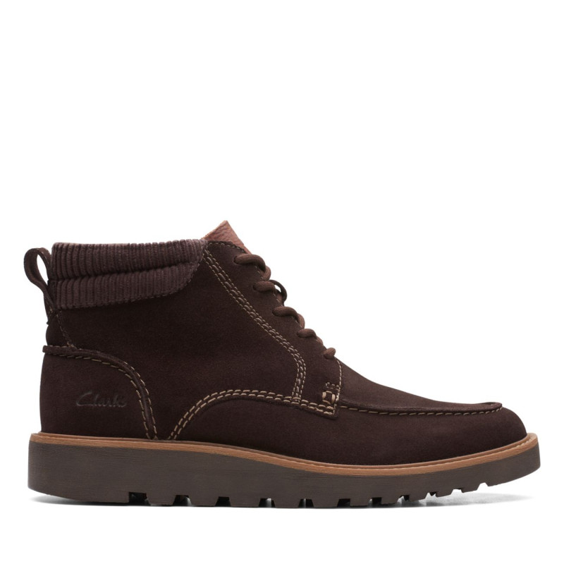 Barnes Mid Dark Brown Suede
