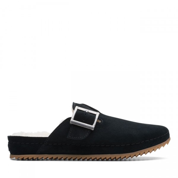 Brookleigh Mule Black Suede Warmlined Brookleigh Mule Black Suede Warmlined