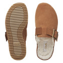 Brookleigh Mule Tan Warmlined Suede Brookleigh Mule Tan Warmlined Suede