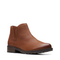 Clarkwell Demi Dark Tan Leather Clarkwell Demi Dark Tan Leather