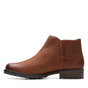 Clarkwell Demi Dark Tan Leather Clarkwell Demi Dark Tan Leather