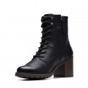 Clarkwell Lace Black Warmlined Leather Clarkwell Lace Black Warmlined Leather