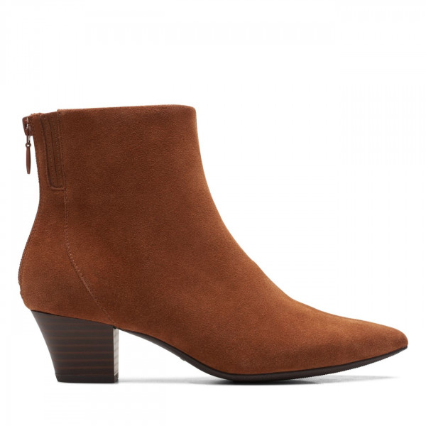 Teresa Boot Dark Tan Suede Teresa Boot Dark Tan Suede