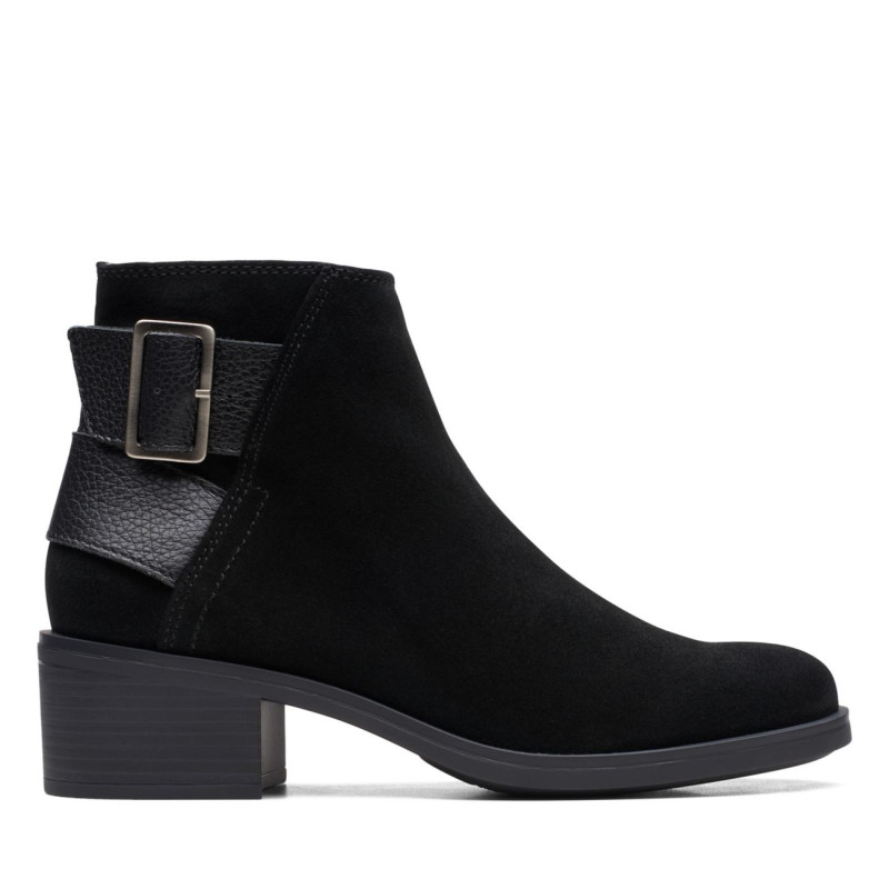 Memi Buckle Black Suede Memi Buckle Black Suede
