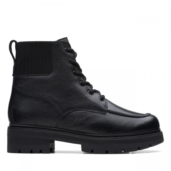 Orianna Mid Black Warmlined Leather Orianna Mid Black Warmlined Leather