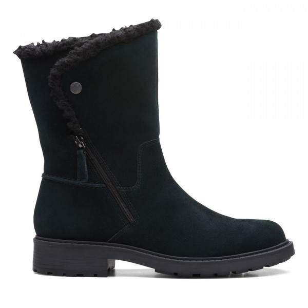Opal Zip Black Suede Opal Zip Black Suede