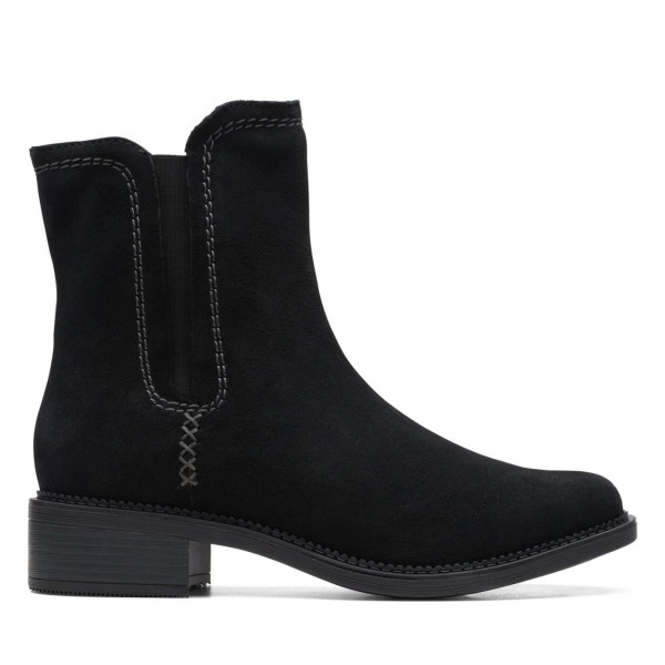Maye Zip Black Suede Maye Zip Black Suede