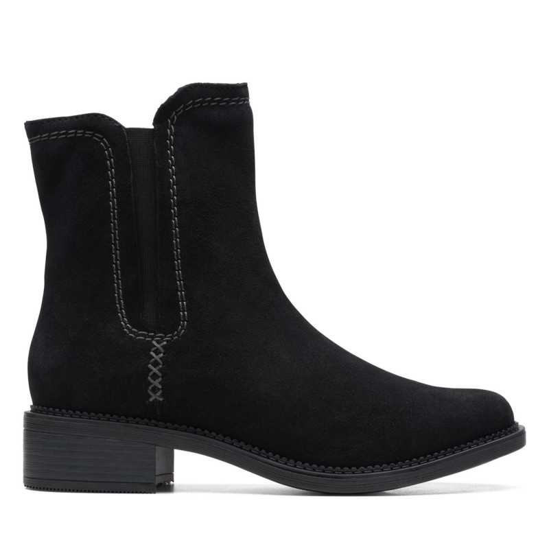 Maye Zip Black Suede Maye Zip Black Suede