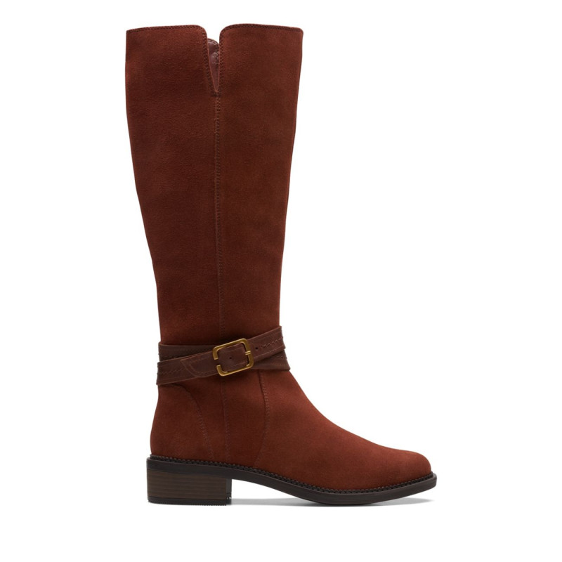 Maye Shine Dark Tan Suede Maye Shine Dark Tan Suede