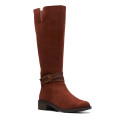 Maye Shine Dark Tan Suede Maye Shine Dark Tan Suede