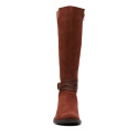 Maye Shine Dark Tan Suede Maye Shine Dark Tan Suede