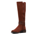 Maye Shine Dark Tan Suede Maye Shine Dark Tan Suede