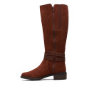 Maye Shine Dark Tan Suede Maye Shine Dark Tan Suede