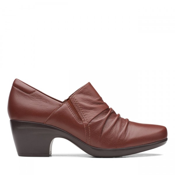 Emily Cove Dark Tan Leather Emily Cove Dark Tan Leather