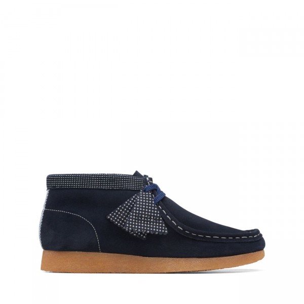 Wallabee Boot Older Navy Combination Wallabee Boot Older Navy Combination