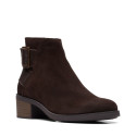 Memi Buckle Dark Brown Suede Memi Buckle Dark Brown Suede