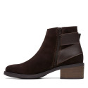 Memi Buckle Dark Brown Suede Memi Buckle Dark Brown Suede
