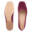 Seren 30 Court Merlot Suede Seren 30 Court Merlot Suede