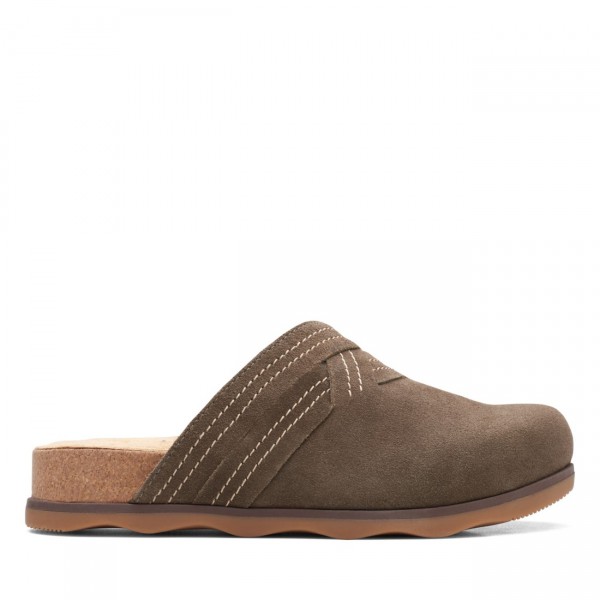 Brynn Glide Dark Olive Suede Brynn Glide Dark Olive Suede