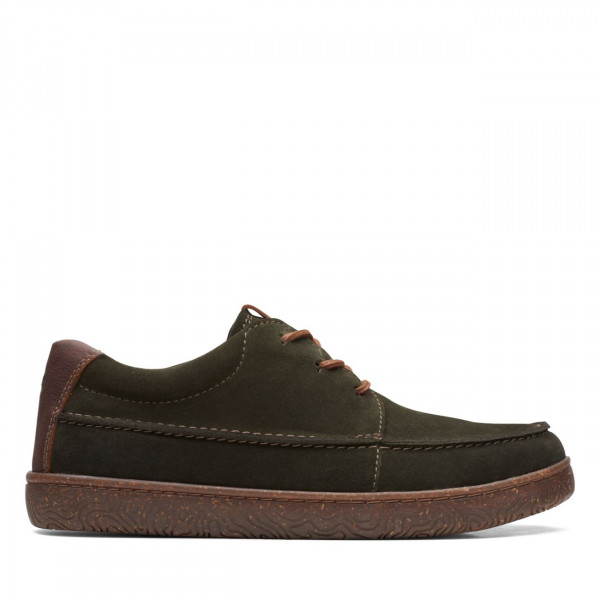 Hodson Moc Olive Suede