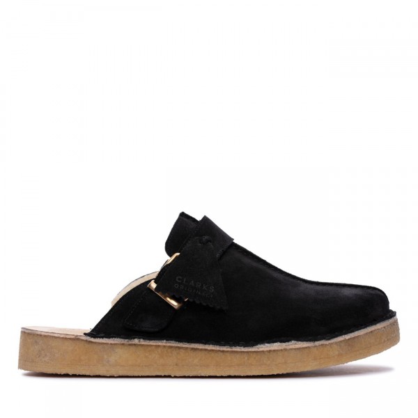 Trek Mule Black Suede Warmlined