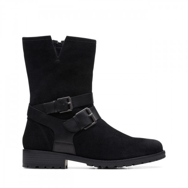 Clarkwell Mid Black Warmlined Leather Clarkwell Mid Black Warmlined Leather