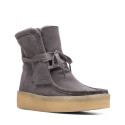 Wallabee Cup Hi Grey Warmlined Suede Wallabee Cup Hi Grey Warmlined Suede