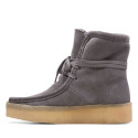 Wallabee Cup Hi Grey Warmlined Suede Wallabee Cup Hi Grey Warmlined Suede