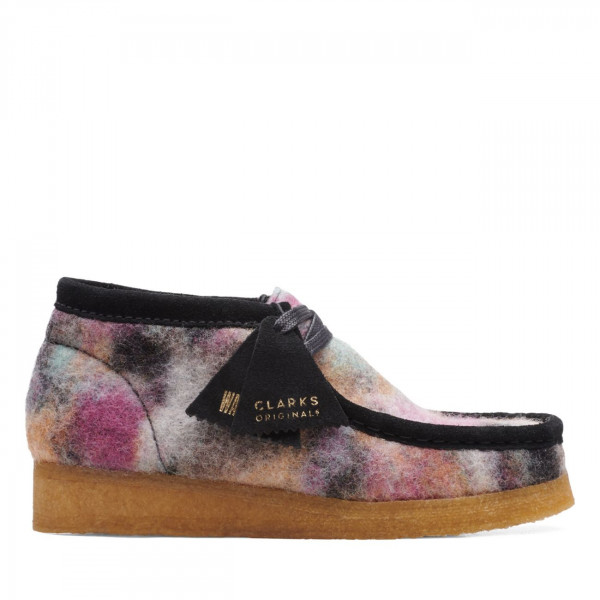 Wallabee Boot Black Wool Combi Wallabee Boot Black Wool Combi