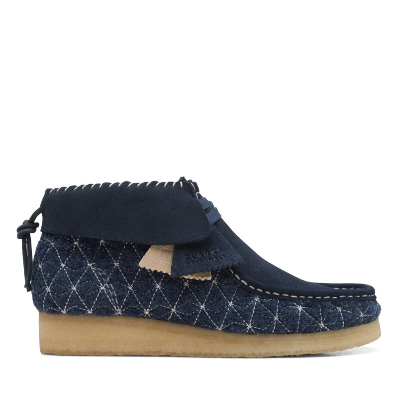 Wallabee Boot Navy Sashiko Wallabee Boot Navy Sashiko