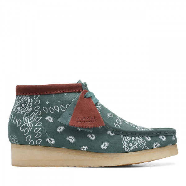 Wallabee Boot Green Paisley Wallabee Boot Green Paisley