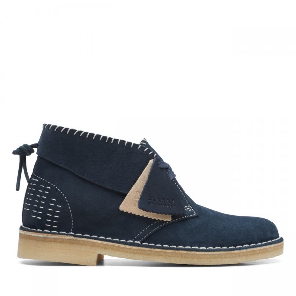 Desert Boot Navy Sashiko