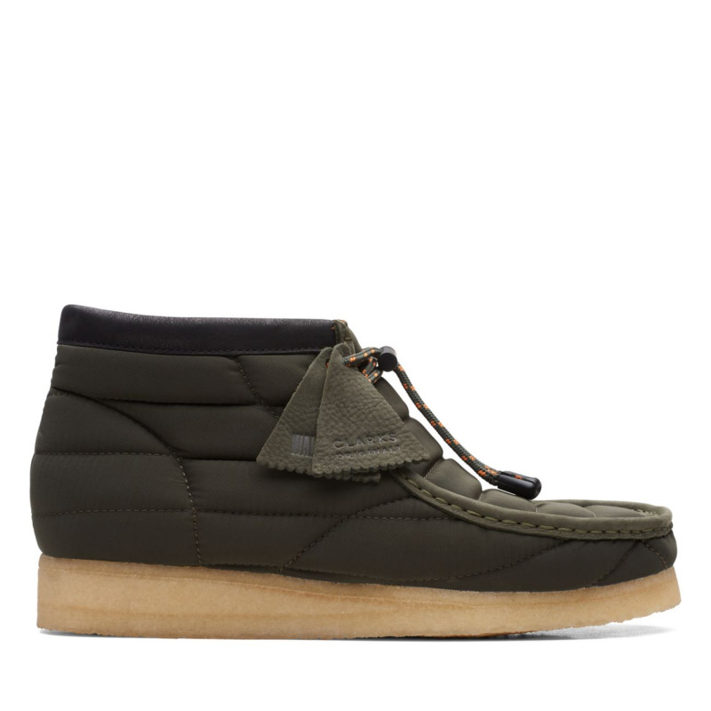 Wallabee Boot Khaki Quilted Wallabee Boot Khaki Quilted