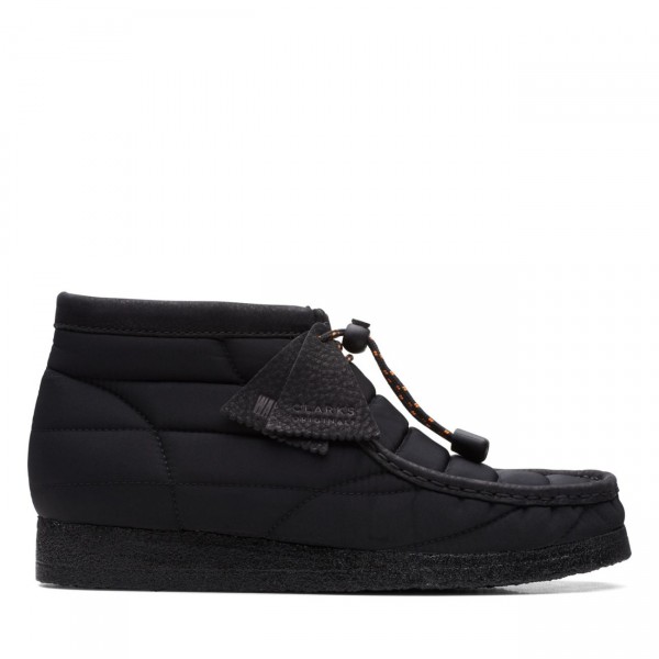 Wallabee Boot Black Quilted Wallabee Boot Black Quilted