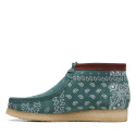 Wallabee Boot Green Paisley Wallabee Boot Green Paisley