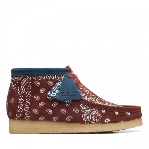 Wallabee Boot Brick Paisley Wallabee Boot Brick Paisley